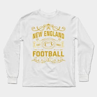 Vintage New England Football Long Sleeve T-Shirt